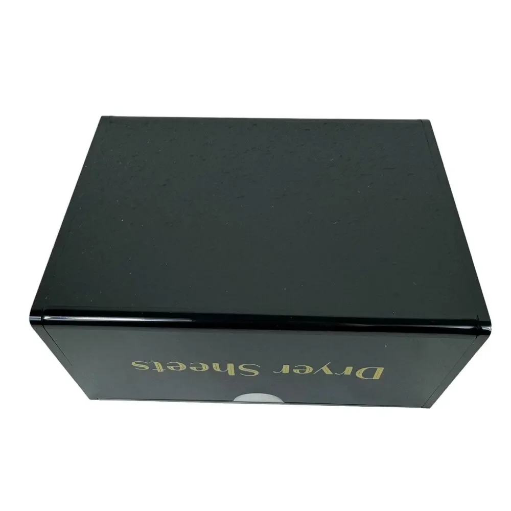 New‎ In Box Black Dryer Sheets Plastic Flip Lid Holder